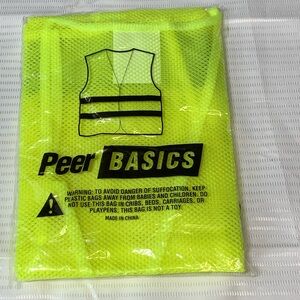 Yellow High Visibility Reflective Safety Vest. NEW. SZ XL.